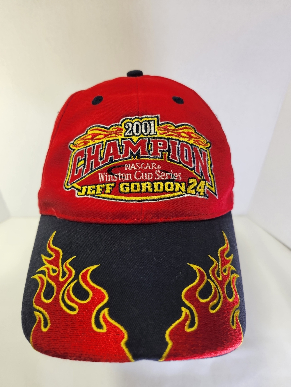 Vintage Chase Authentics Jeff Gordon Red Strapback Cap NASCAR Winston Cup